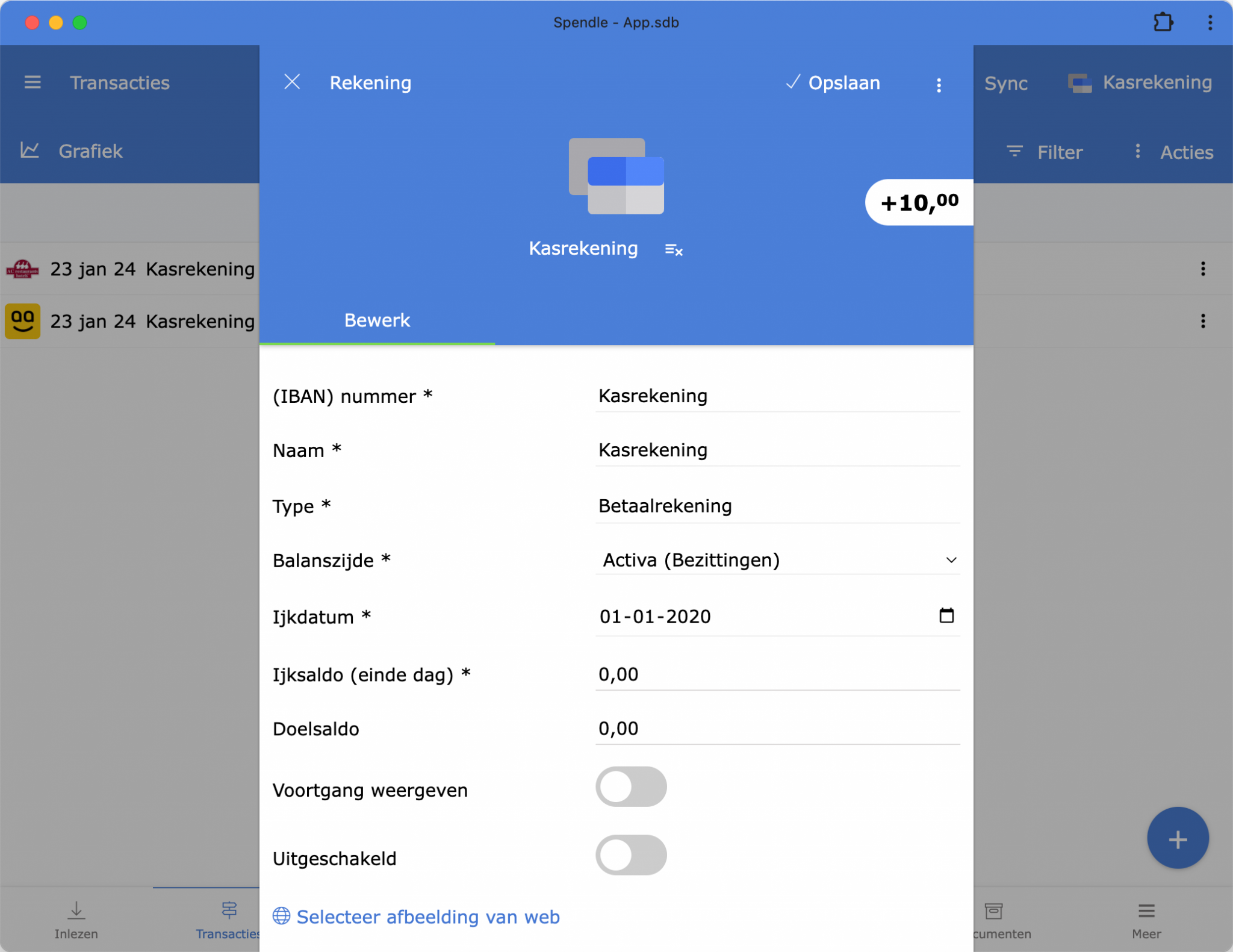 Cash account — screenshot 5