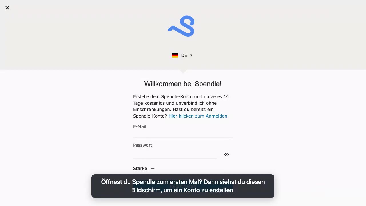 Konto erstellen