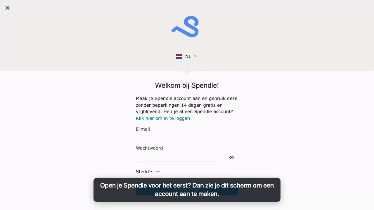 Account aanmaken