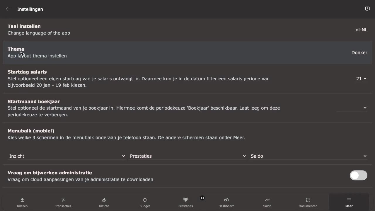 Taal en thema