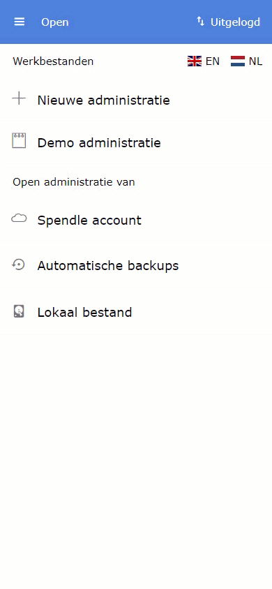 Je huishoudboekje administratie aanmaken