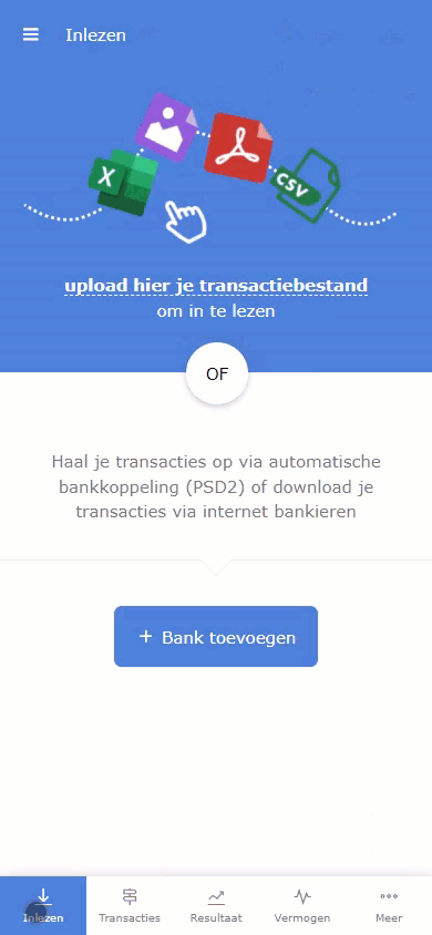 Je inkomsten en uitgaven inzichtelijk maken.