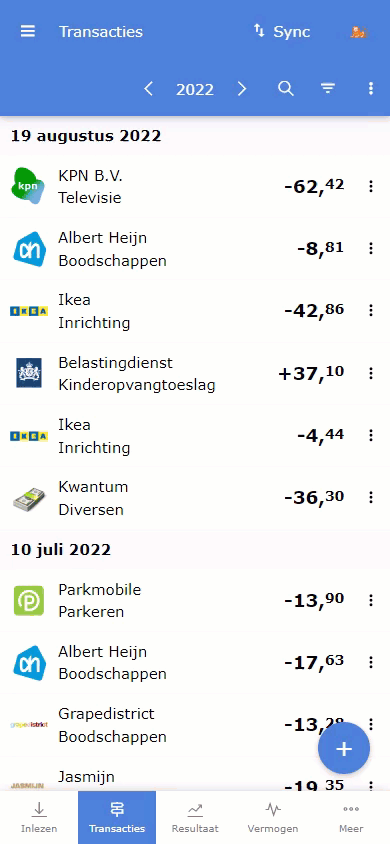 Gemakkelijk je uitgaven bijhouden in de Spendle app of webapp