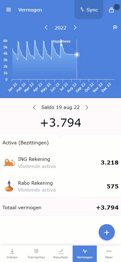 Plan je vermogen met de handige vermogensplanner. Geef je om spaardoelen om te bereiken en volg deze nauwlettend.